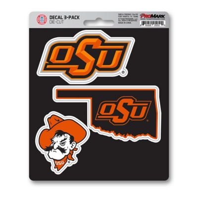 Fanmats Oklahoma State Cowboys Decals, 3-Pack