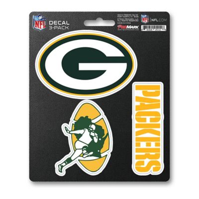 Fanmats Green Bay Packers Decals, 3-Pack