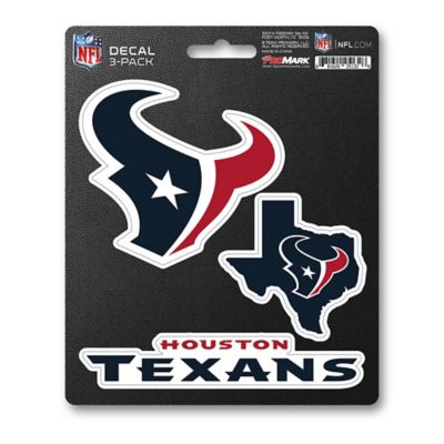 Fanmats Houston Texans Decals, 3-Pack