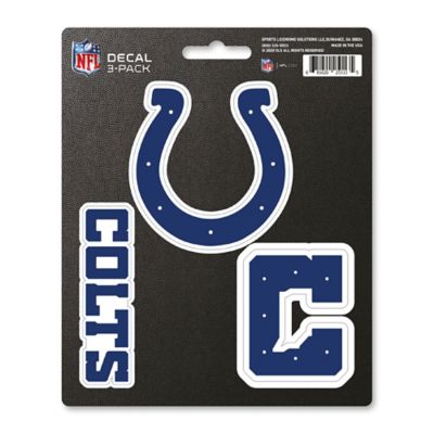 Fanmats Indianapolis Colts Decals, 3-Pack