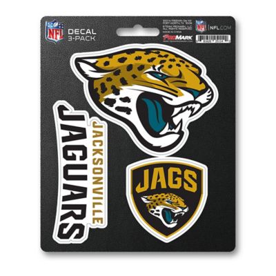 Fanmats Jacksonville Jaguars Decals, 3-Pack