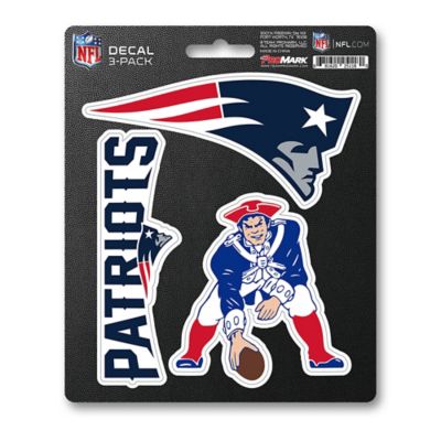 Fanmats New England Patriots Decals, 3-Pack