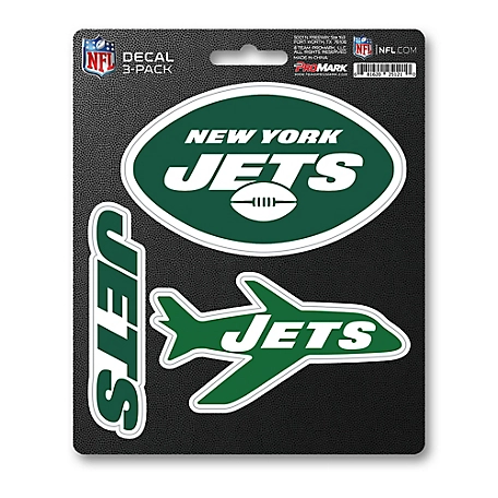 Fanmats New York Jets Decals, 3-Pack