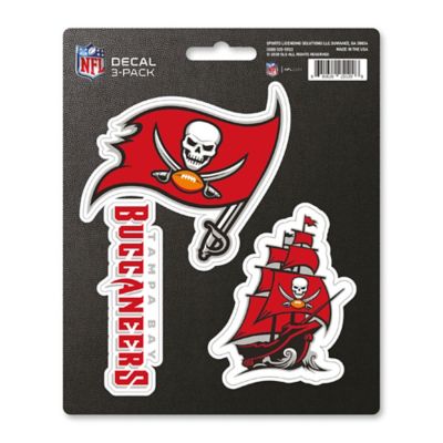 Fanmats Tampa Bay Buccaneers Decals, 3-Pack