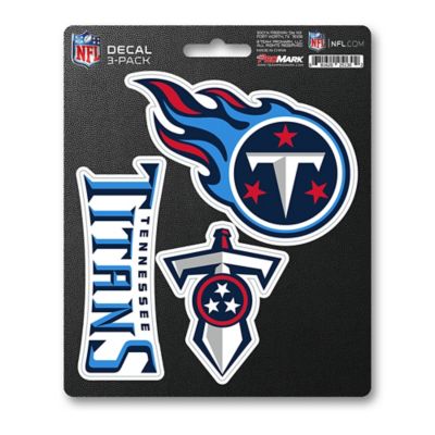 Fanmats Tennessee Titans Decals, 3-Pack