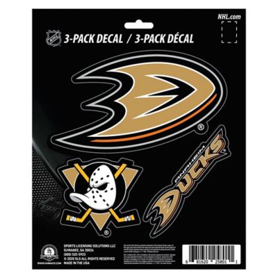 Fanmats Anaheim Ducks Decals, 3-Pack