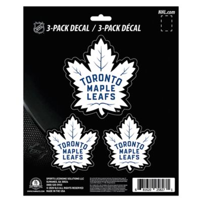 Fanmats Toronto Maple Leafs Decals, 3-Pack