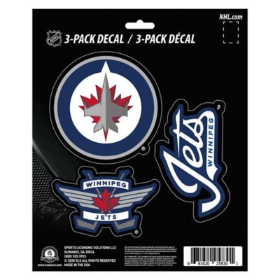 Fanmats Winnipeg Jets Decals, 3-Pack
