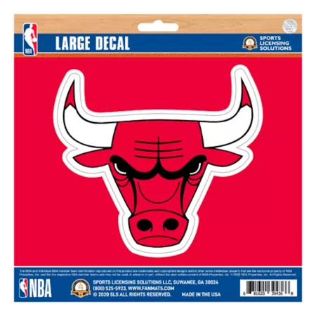 Fanmats Chicago Bulls Sticker Large Vehicle Emblems & Decals