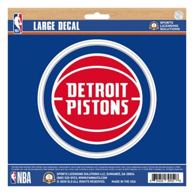 Fanmats Detroit Pistons Decal, Large