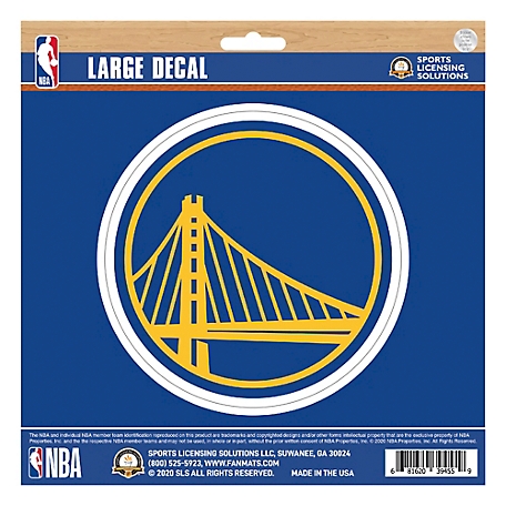 Fanmats Golden State Warriors Decal, Large