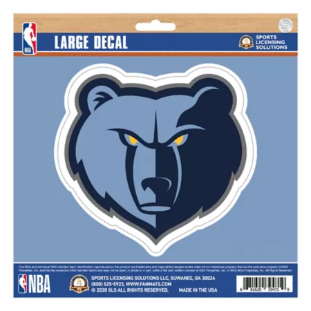 Fanmats Memphis Grizzlies Sticker Large Vehicle Emblems & Decals