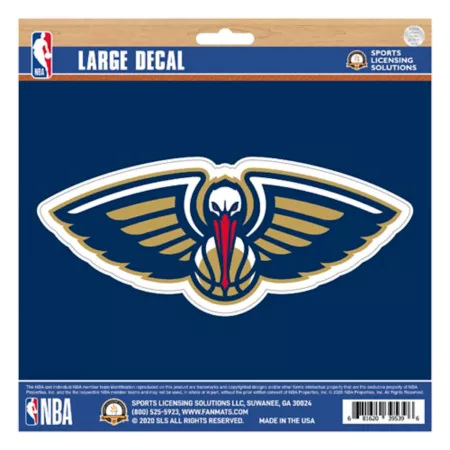 Fanmats New Orleans Pelicans Sticker Large Vehicle Emblems & Decals