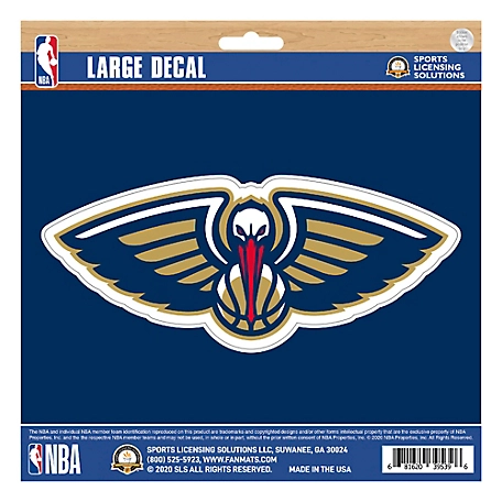 Fanmats New Orleans Pelicans Decal, Large