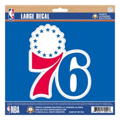 Fanmats Philadelphia 76ers Decal, Large