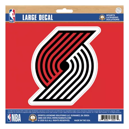 Fanmats Portland Trail Blazers Sticker Large Vehicle Emblems & Decals