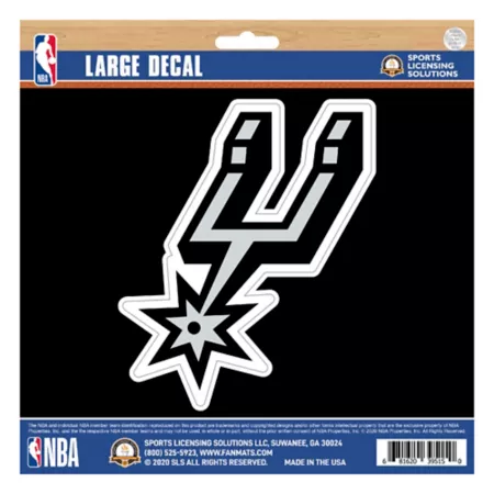 Fanmats San Antonio Spurs Sticker Large Vehicle Emblems & Decals