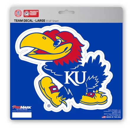 Fanmats Kansas Jayhawks Sticker Large Vehicle Emblems & Decals