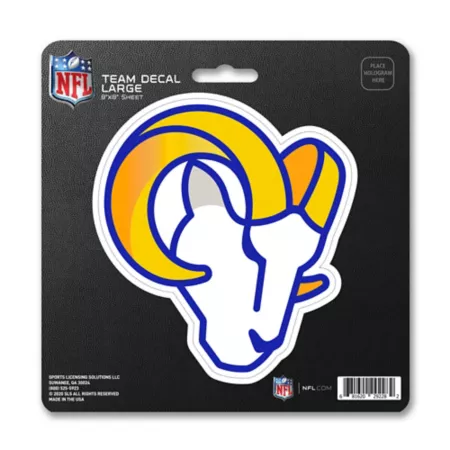 Fanmats Los Angeles Rams Sticker Large Vehicle Emblems & Decals