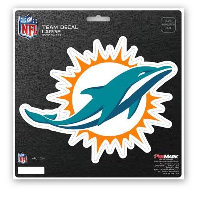 Fanmats Miami Dolphins Decal, Large