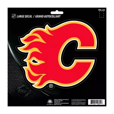 Fanmats Calgary Flames Sticker Large Vehicle Emblems & Decals