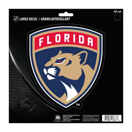 Fanmats Florida Panthers Sticker Large Vehicle Emblems & Decals