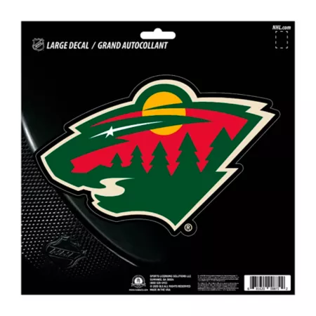 Fanmats Minnesota Wild Sticker Large Vehicle Emblems & Decals