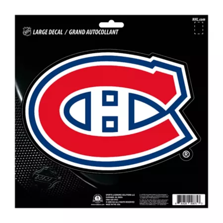 Fanmats Montreal Canadiens Sticker Large Vehicle Emblems & Decals