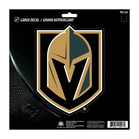 Fanmats Las Vegas Golden Knights Sticker Large Vehicle Emblems & Decals