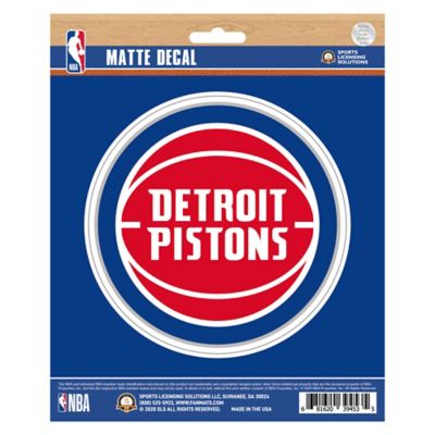 Fanmats Detroit Pistons Matte Decal