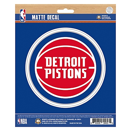 Fanmats Detroit Pistons Matte Decal