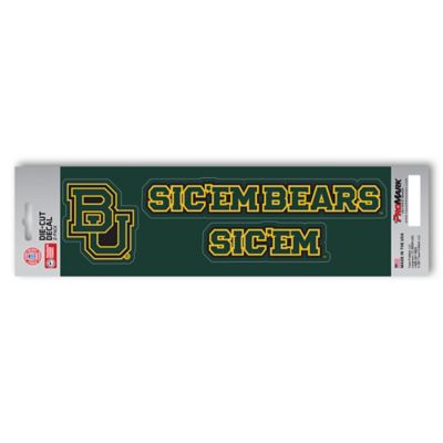 Fanmats Baylor Bears Team Slogan Decal