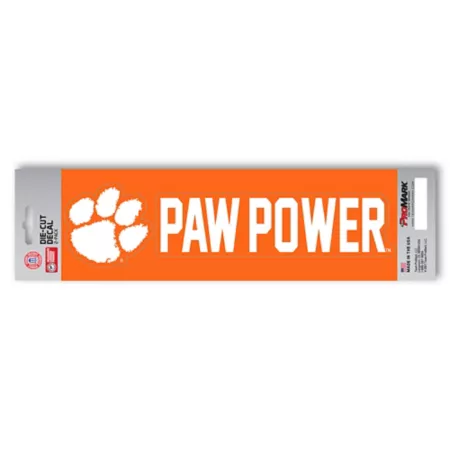 Fanmats Clemson Tigers Team Slogan Decal Vehicle Emblems & Decals