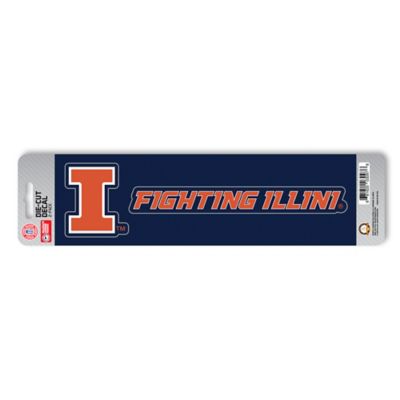 Fanmats Illinois Fighting Illini Team Slogan Decal