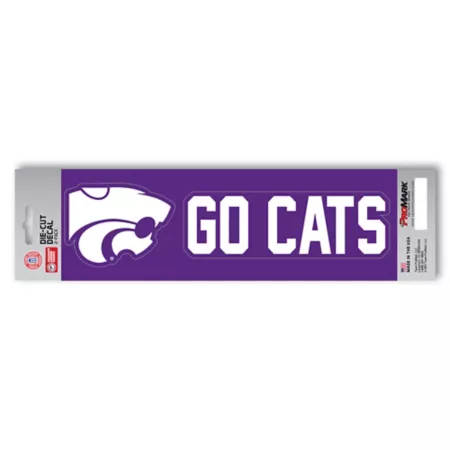 Fanmats Kansas State Wildcats Team Slogan Decal Vehicle Emblems & Decals