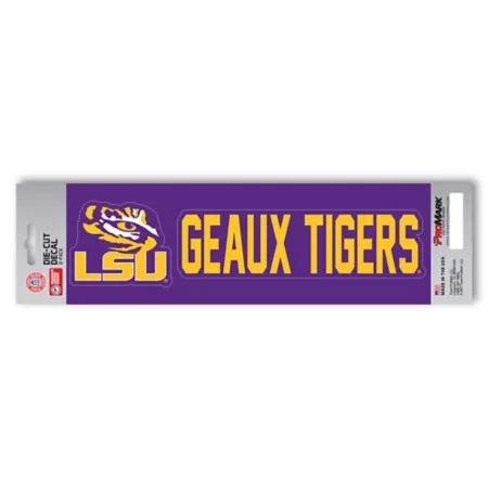 Fanmats LSU Tigers Team Slogan Decal Vehicle Emblems & Decals