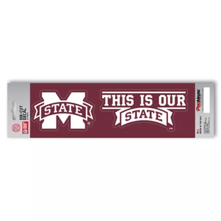 Fanmats Mississippi State Bulldogs Team Slogan Decal Vehicle Emblems & Decals