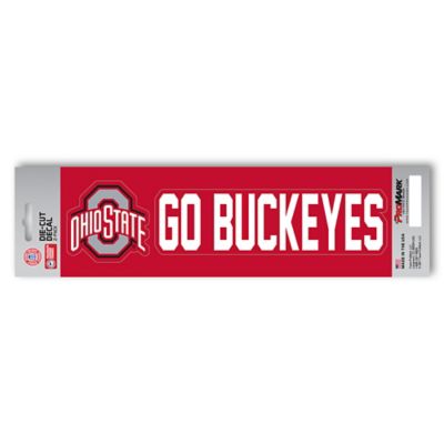 Fanmats Ohio State Buckeyes Team Slogan Decal