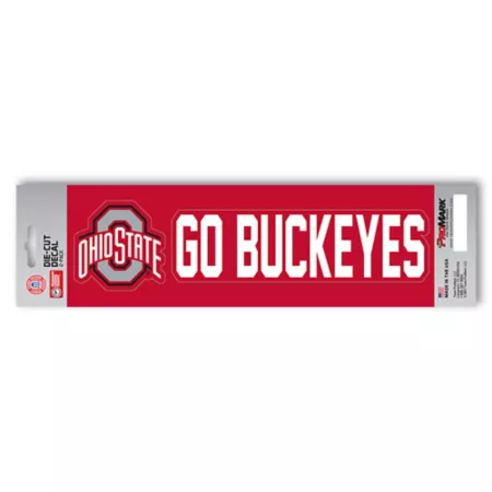 Fanmats Ohio State Buckeyes Team Slogan Decal Vehicle Emblems & Decals