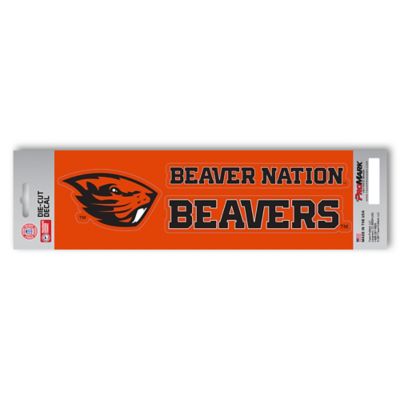 Fanmats Oregon State Beavers Team Slogan Decal