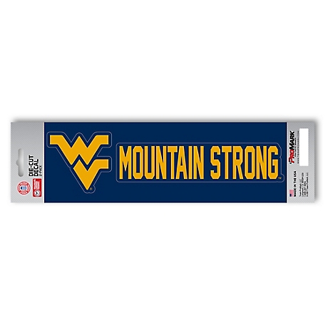 Fanmats West Virginia Mountaineers Team Slogan Decal