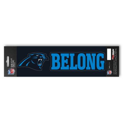 Fanmats Carolina Panthers Team Slogan Decal