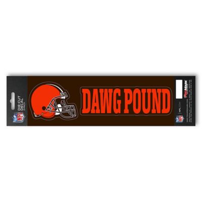 Fanmats Cleveland Browns Team Slogan Decal