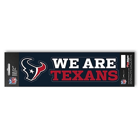 Fanmats Houston Texans Team Slogan Decal