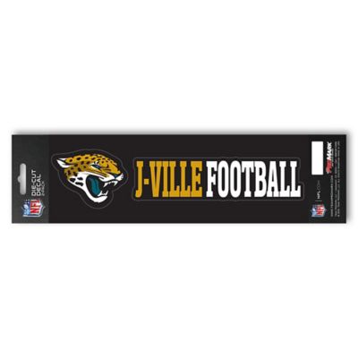 Fanmats Jacksonville Jaguars Team Slogan Decal