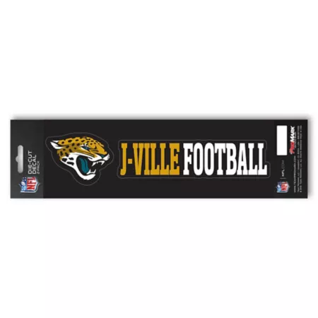 Fanmats Jacksonville Jaguars Team Slogan Sticker Vehicle Emblems & Decals