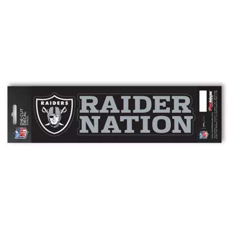 Fanmats Las Vegas Raiders Team Slogan Decal Vehicle Emblems & Decals