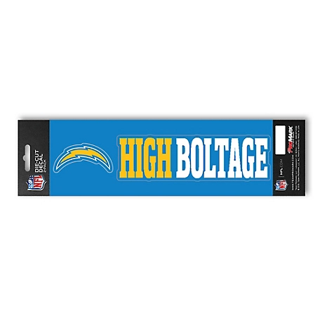 Fanmats Los Angeles Chargers Team Slogan Decal
