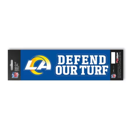 Fanmats Los Angeles Rams Team Slogan Decal Vehicle Emblems & Decals