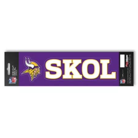 Fanmats Minnesota Vikings Team Slogan Sticker Vehicle Emblems & Decals